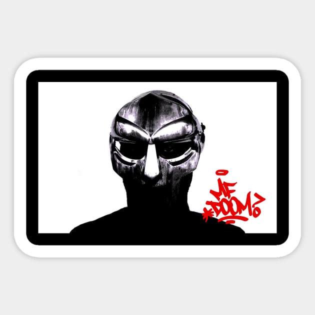 RIP MF DOOM Sticker by go212